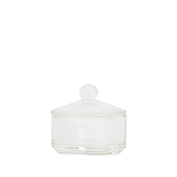 Glass Acrylic Powder Pot